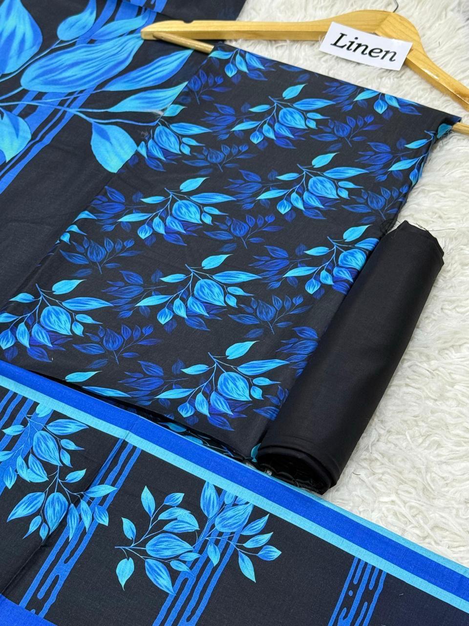 LINEN Digital Print 3pc 2025
