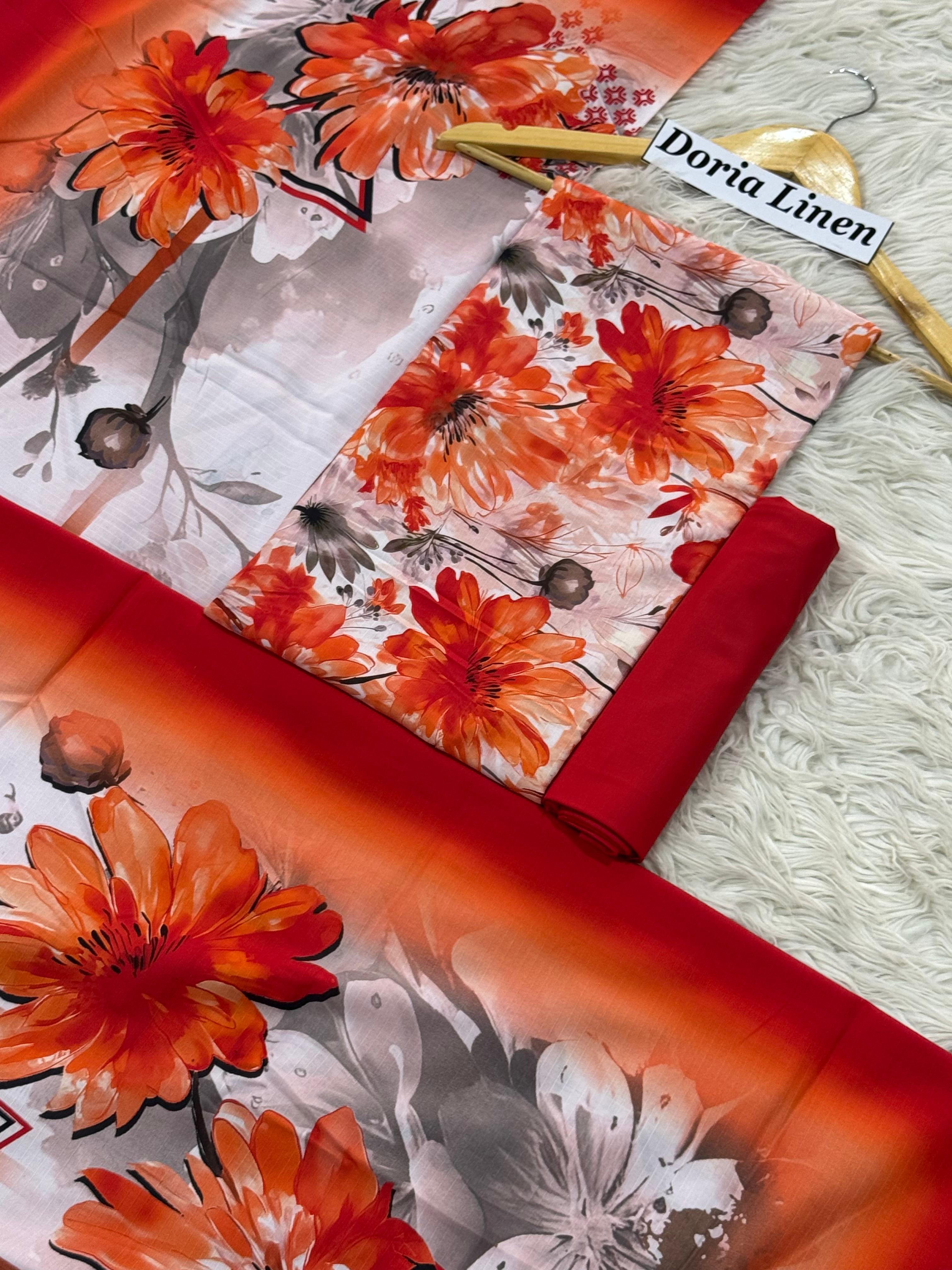 DORIA LINEN Digital Print 3pc 2025