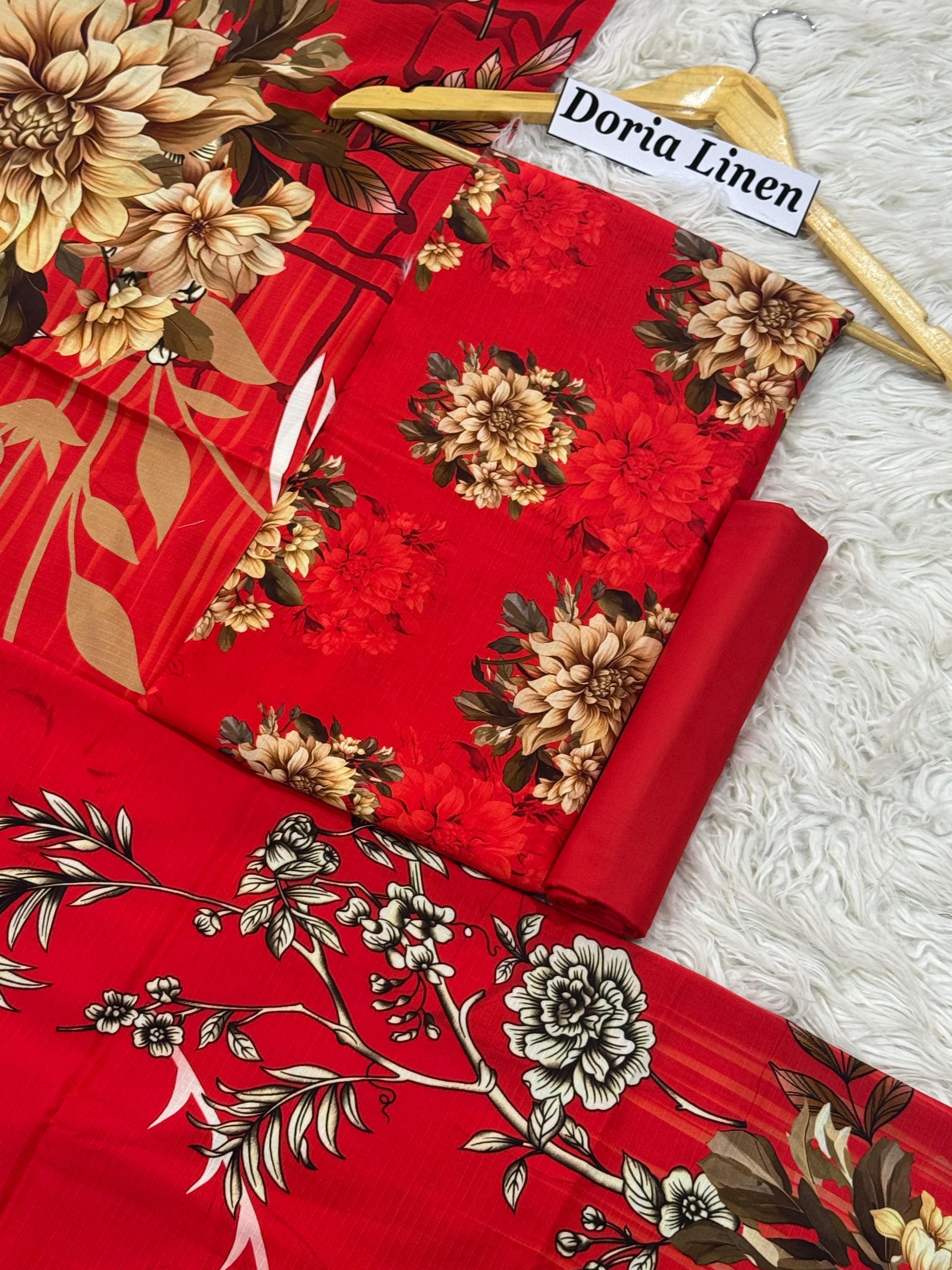 DORIA LINEN Digital Print 3pc 2025