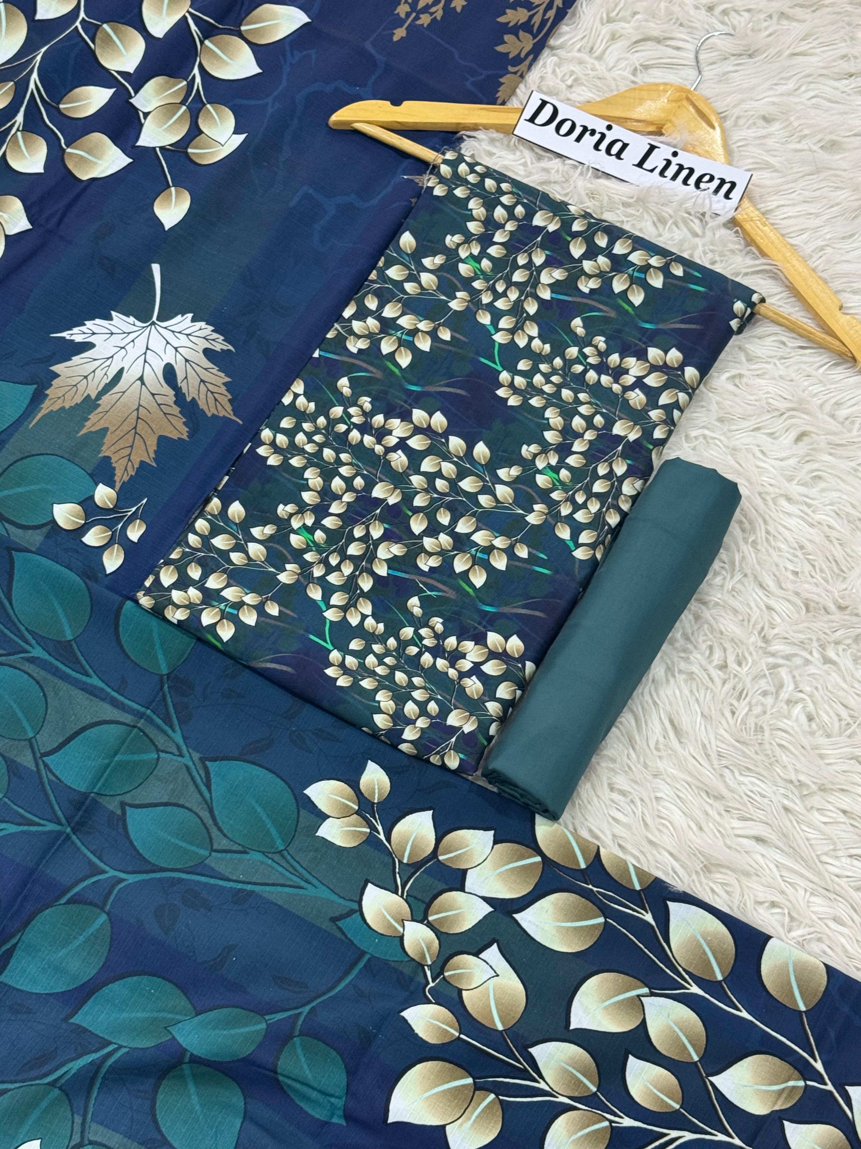 DORIA LINEN Digital Print 3pc 2025