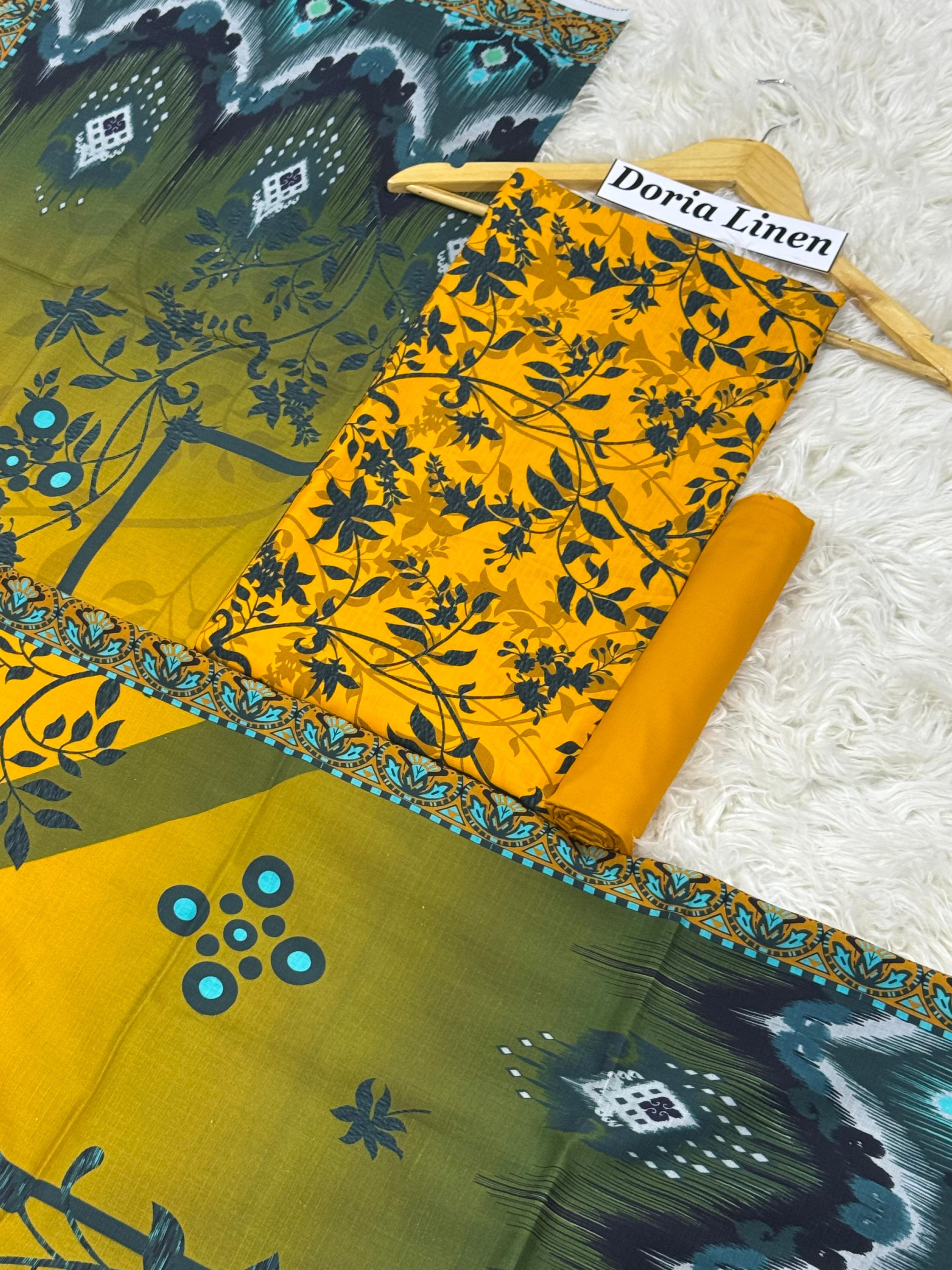 DORIA LINEN Digital Print 3pc 2025
