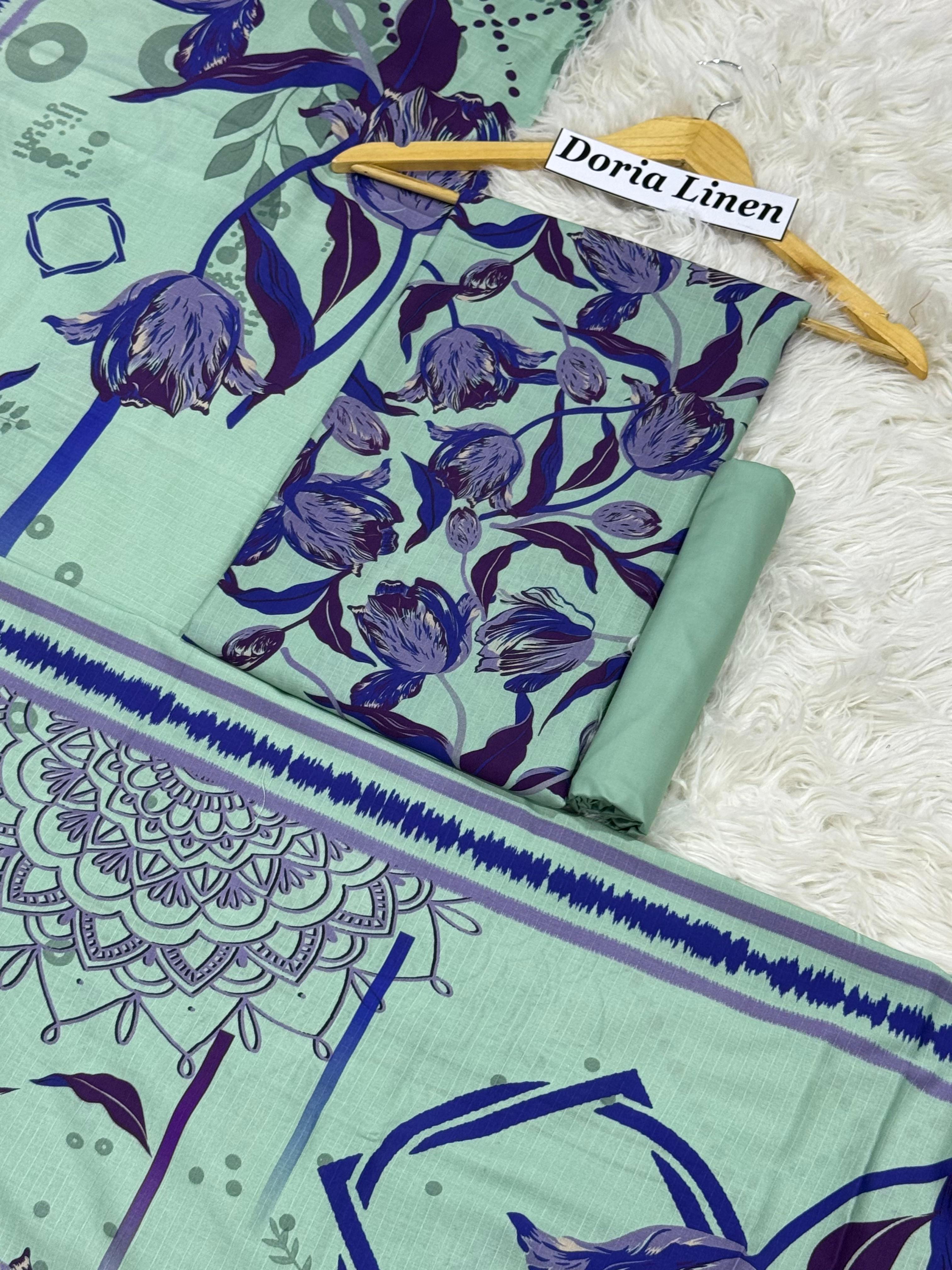 DORIA LINEN Digital Print 3pc 2025