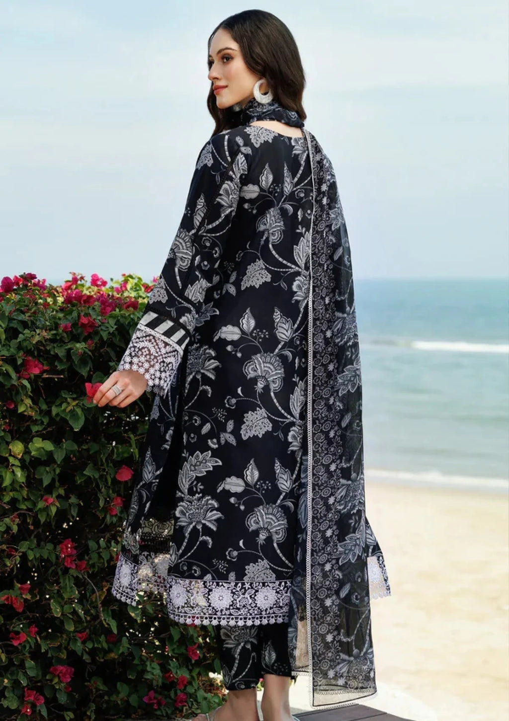 Lawn - Farasha - Aurea - Eid Summer 25 - Sable DuskFarasha