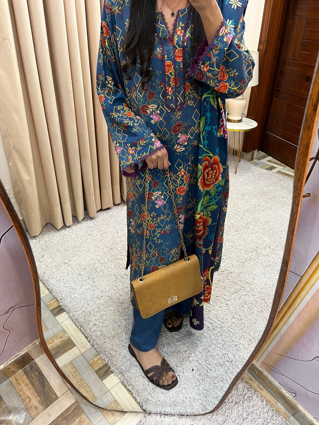 *ALKARAM LINEN Digital Print 3pcs*