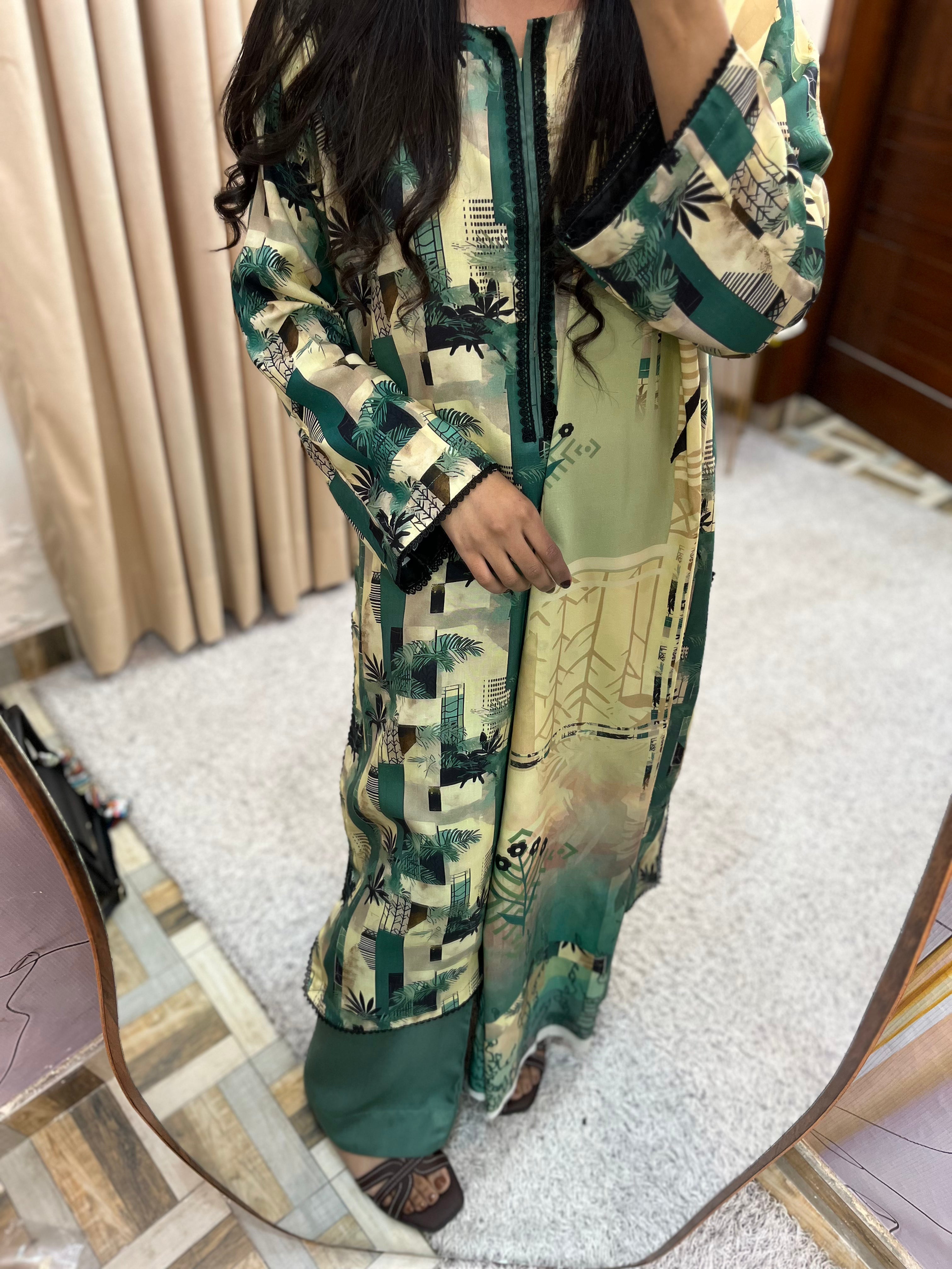 *ALKARAM LINEN Digital Print 3pcs*