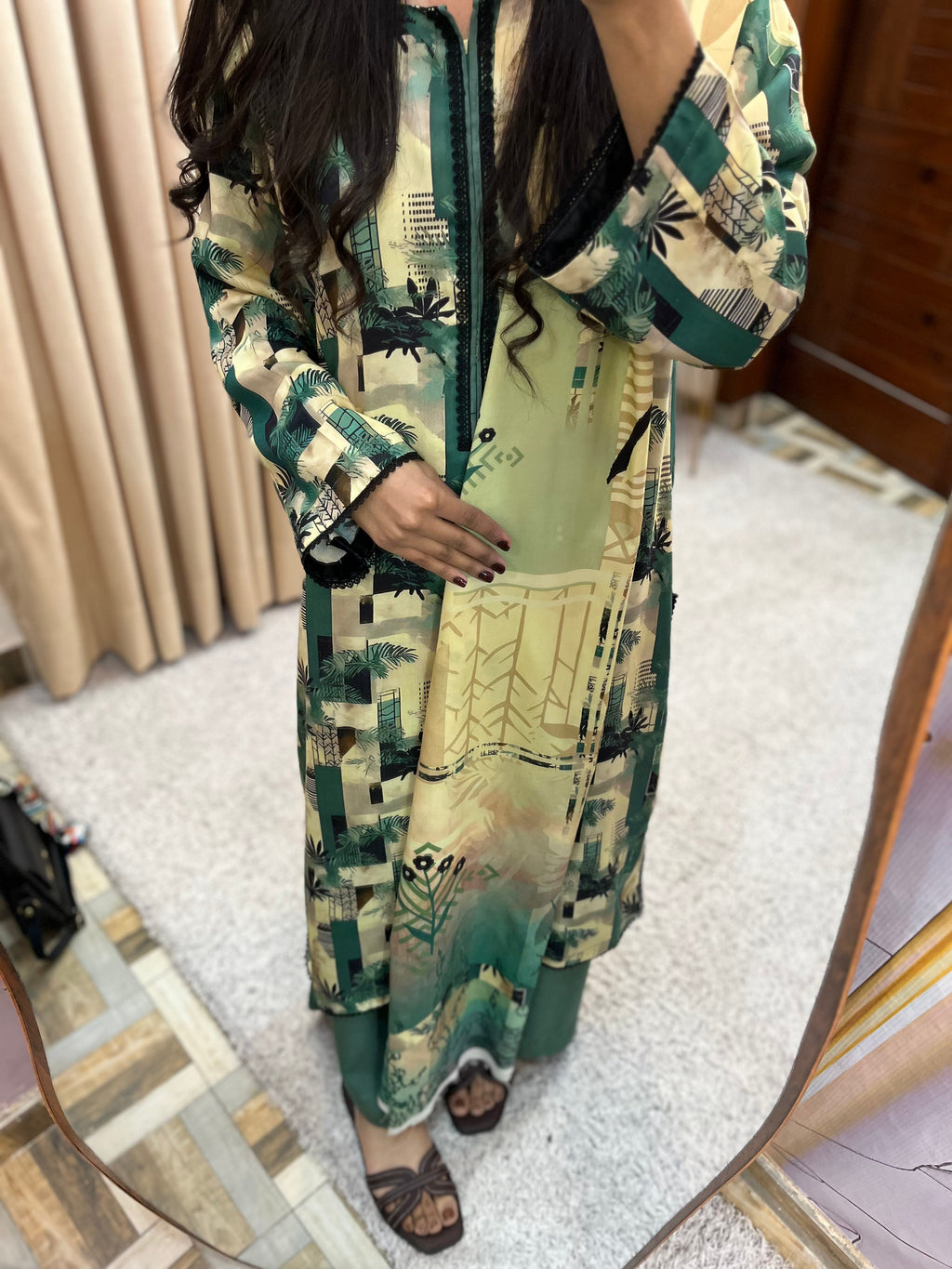 *ALKARAM LINEN Digital Print 3pcs*