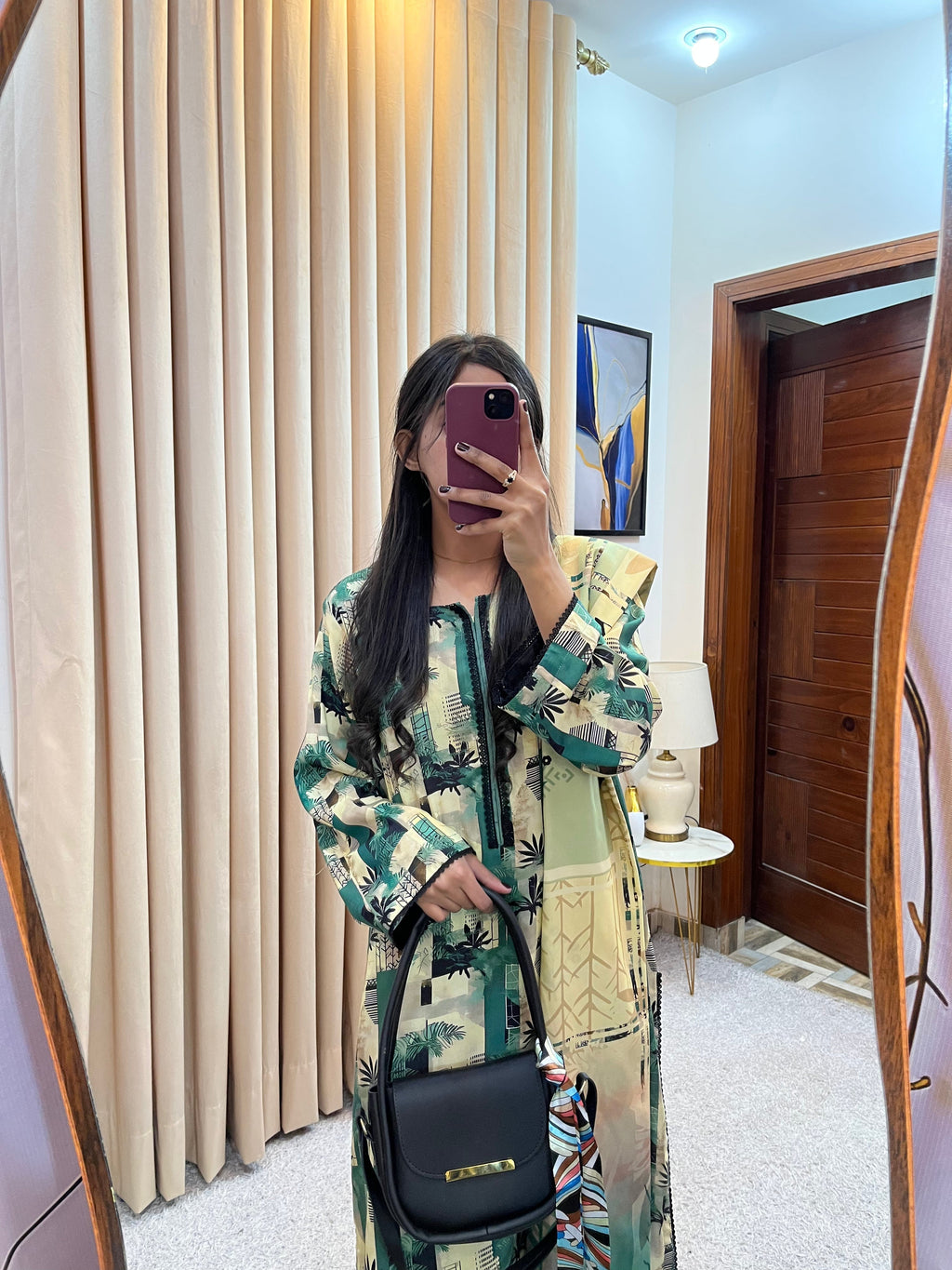 *ALKARAM LINEN Digital Print 3pcs*