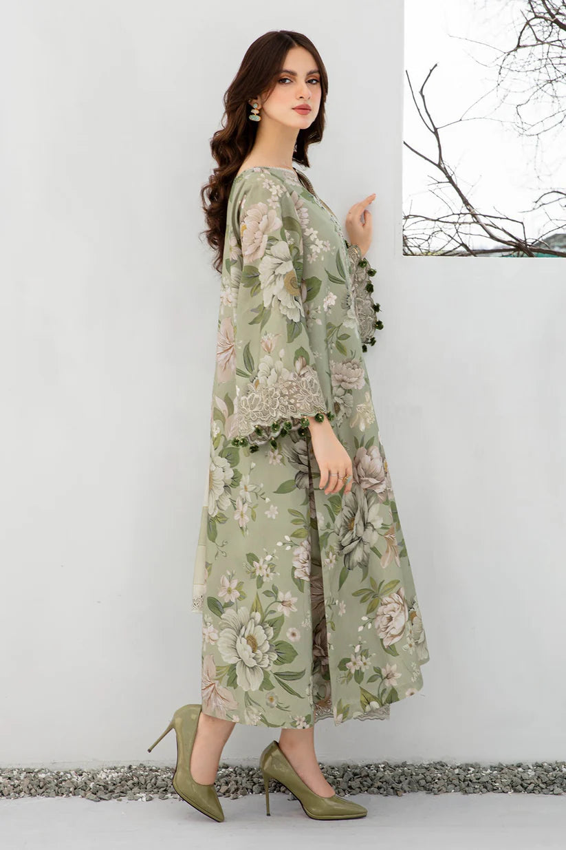 KHADDAR 3PCS FULL EMBROIDERED