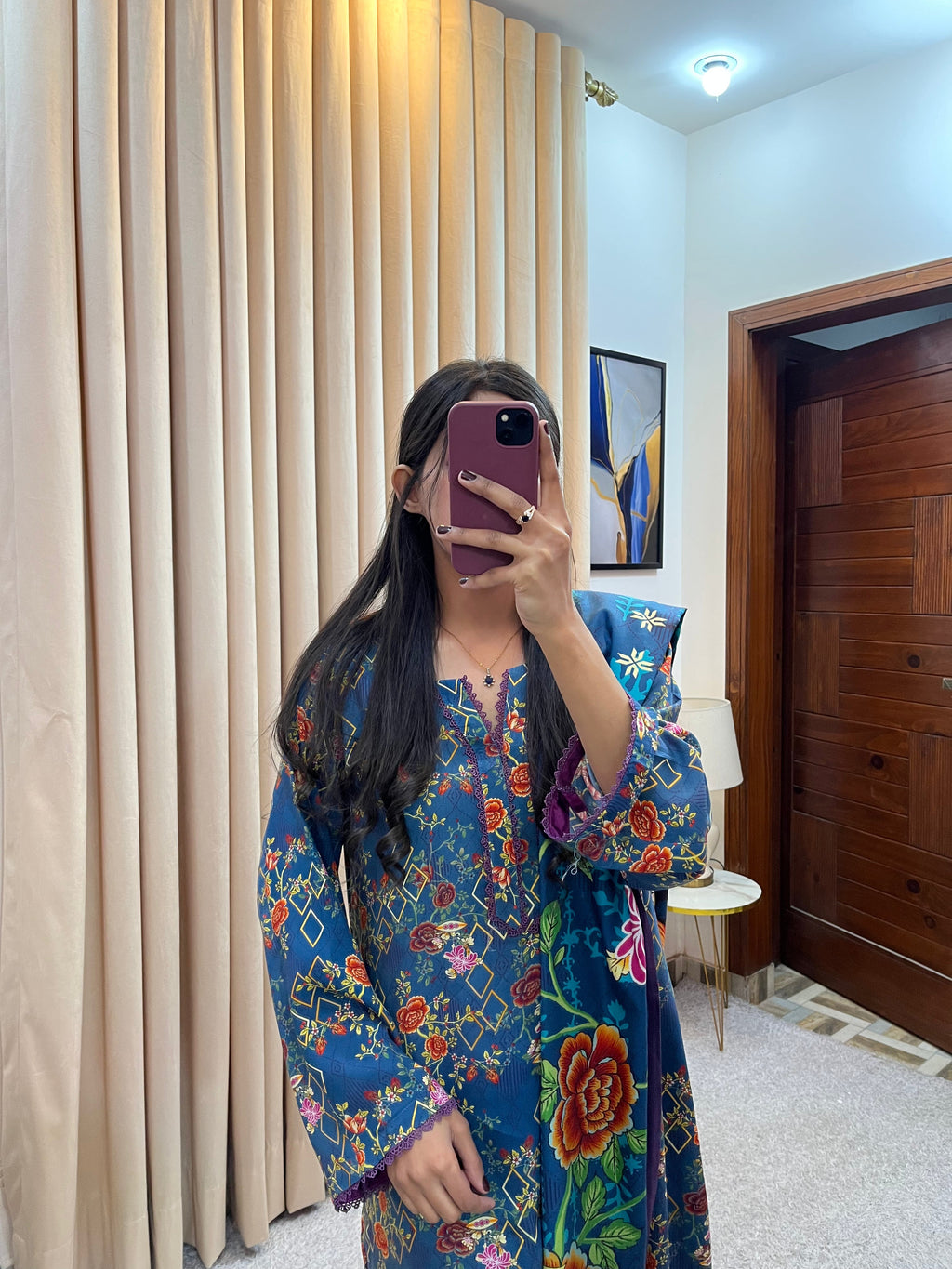 *ALKARAM LINEN Digital Print 3pcs*